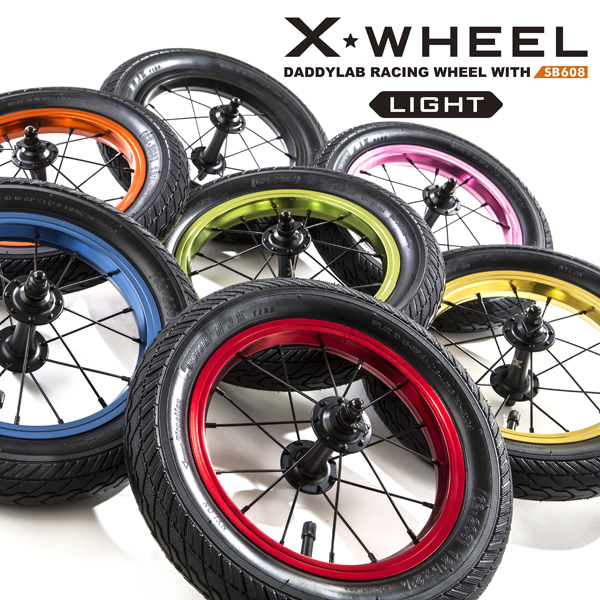 ダディーラボ  X-WHEEL　Light＋タイヤセット パーツ 自転車 スポーツ・レジャー 買っ た